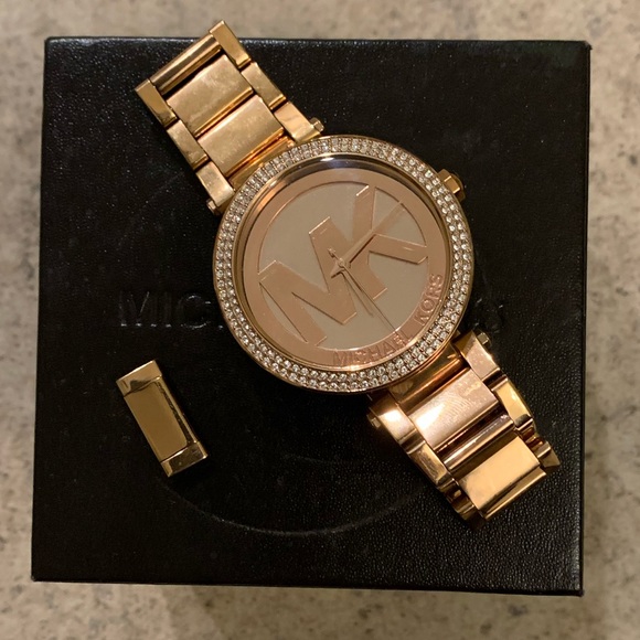 michael kors rose gold watch - Picture 1 of 2